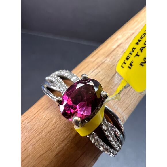 NEW with tag Ember garnet and zircon sterling silver ring size 7 - Picture 5 of 16